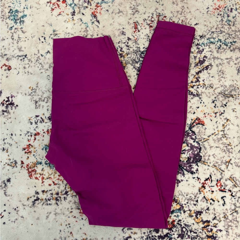 Fuchsia Lululemon leggings